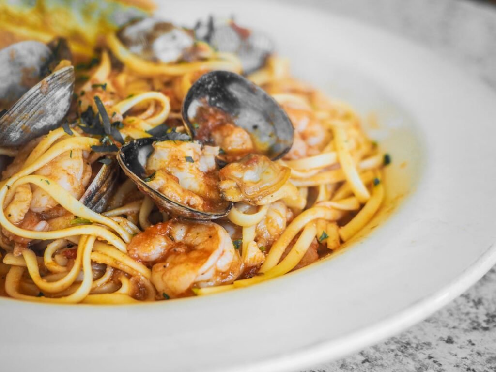Spaghetti with clams