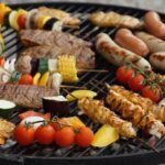Grilled Chicken with Grilled Vegetables and Aromatic Yogurt