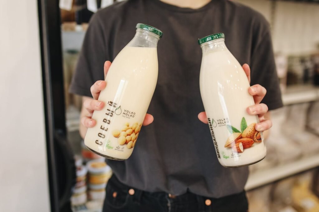 Homemade almond milk