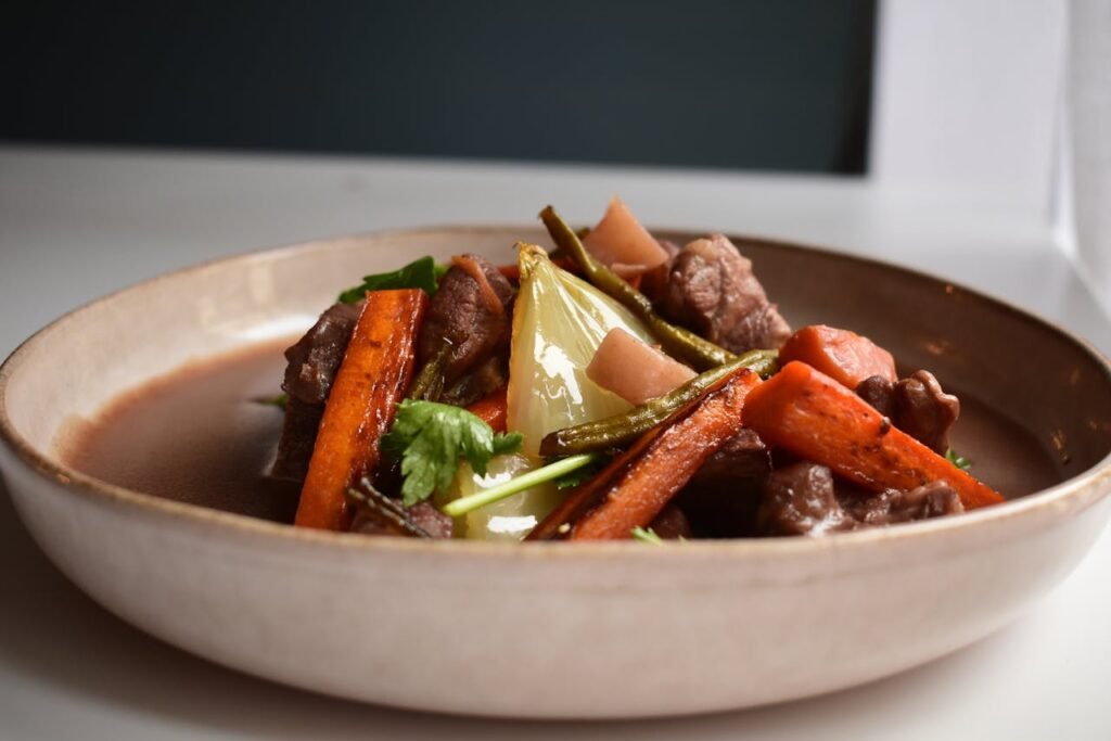 Beef stew with Gnocchi